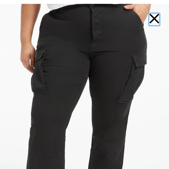 GOOD AMERICAN desert cargo pants - Picture 2 of 4